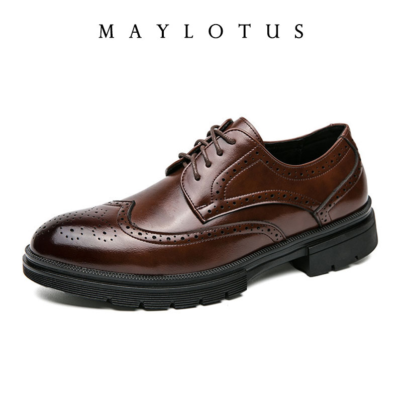 Men Brogue 5/8/10CM Platform H – Men Formal Wear Dress recenzja i cena