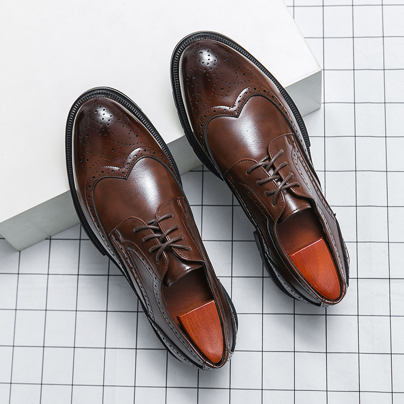 Men Brogue 5/8/10CM Platform H – Men Formal Wear Dress recenzja i cena